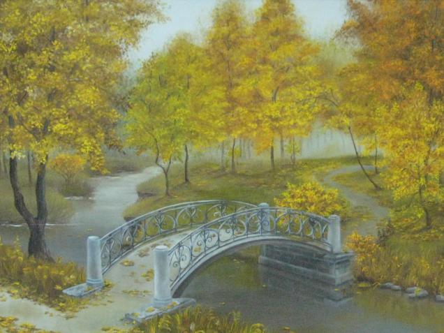 Максименко Людмила. «Осень». Холст, масло. 2014 г.