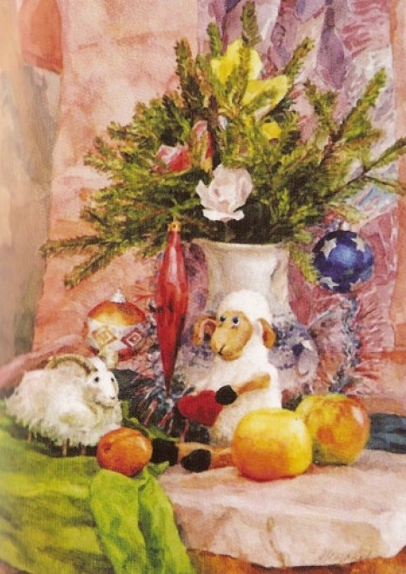 А.К. Назаров. «Новогодний натюрморт». 2003 г.