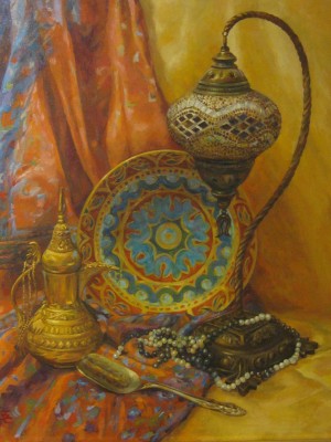 Батыршина Светлана Робертовна «Восточные мотивы». Холст, масло. 2016 г.