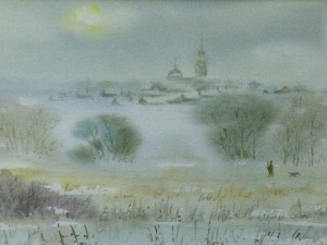 Максим Пушков «Окрестности Боровска». 2017 г.
