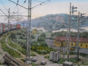 «Домой». Бумага, акварель. 2017 г.