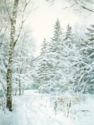 «Троицкий зимний лес». 2015 г.