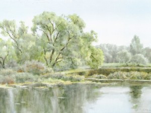 «Десна». Бумага, акварель. 2015 г.