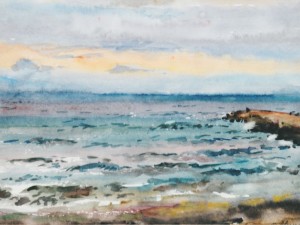 «Черное море». Бумага, акварель. 2008(?) г.