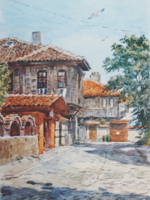 «Поморие» (Болгария). Бумага, акварель. 2008 г.