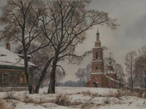 «Февраль». Акварель. 2008 г.