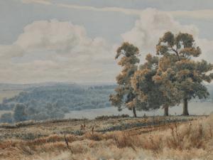 «Варваринские дали». Бумага, акварель. 1991 г.