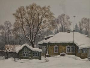 «31 декабря». Акварель. 1996 г.