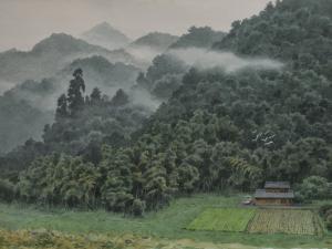 «По дороге в Киото». Бумага, акварель. 1999 г.