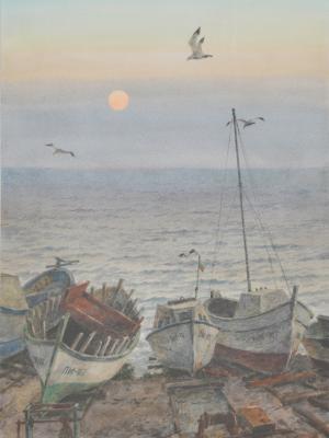 «Поморье». Акварель. 2008 г.