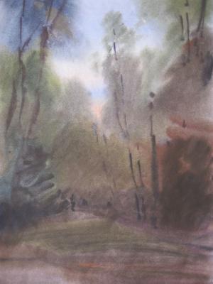 «Вечер». Акварель