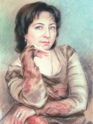 «Машенька». Бумага, пастель. 2013 г.