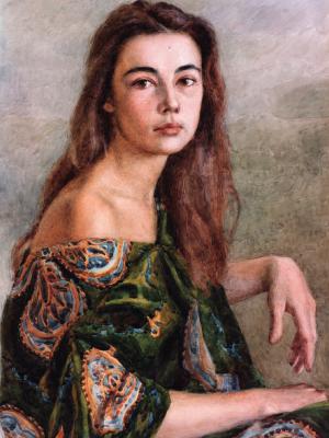 «Оля». Бумага, акварель. 1994 г.