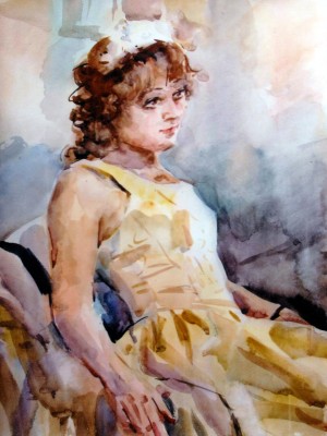 «Инна». Бумага, акварель. 2007 г.