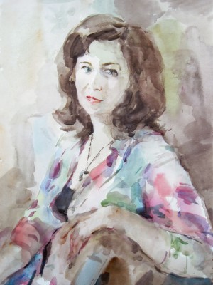 «Ивета». Бумага, акварель. 2012 г.