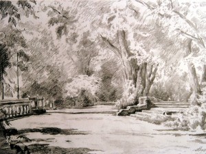 «Уголок Таганрога». Графитный карандаш. 2011 г.