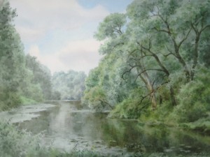 «Десна». Бумага, акварель. 2008 г.