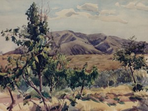 «Крым». Бумага, акварель. 1981 г.