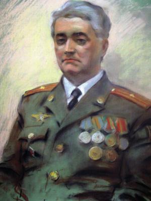 «Портрет майора Линькова Н.В.». Бумага, пастель. 2013 г.