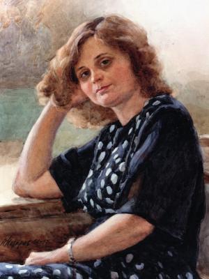 «Вера». Бумага, акварель. 1997 г.