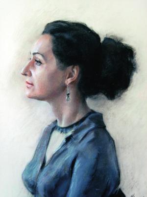 «Юля». Бумага, пастель. 2010 г.