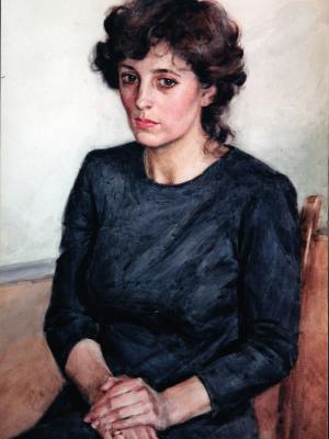 «Жанна». Бумага, акварель. 1995 г.